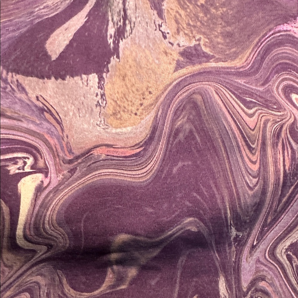 NEW BEYOND YOGA Marble Swirl Pink Sleeveless Sports Bra Top - Picture 6 of 9